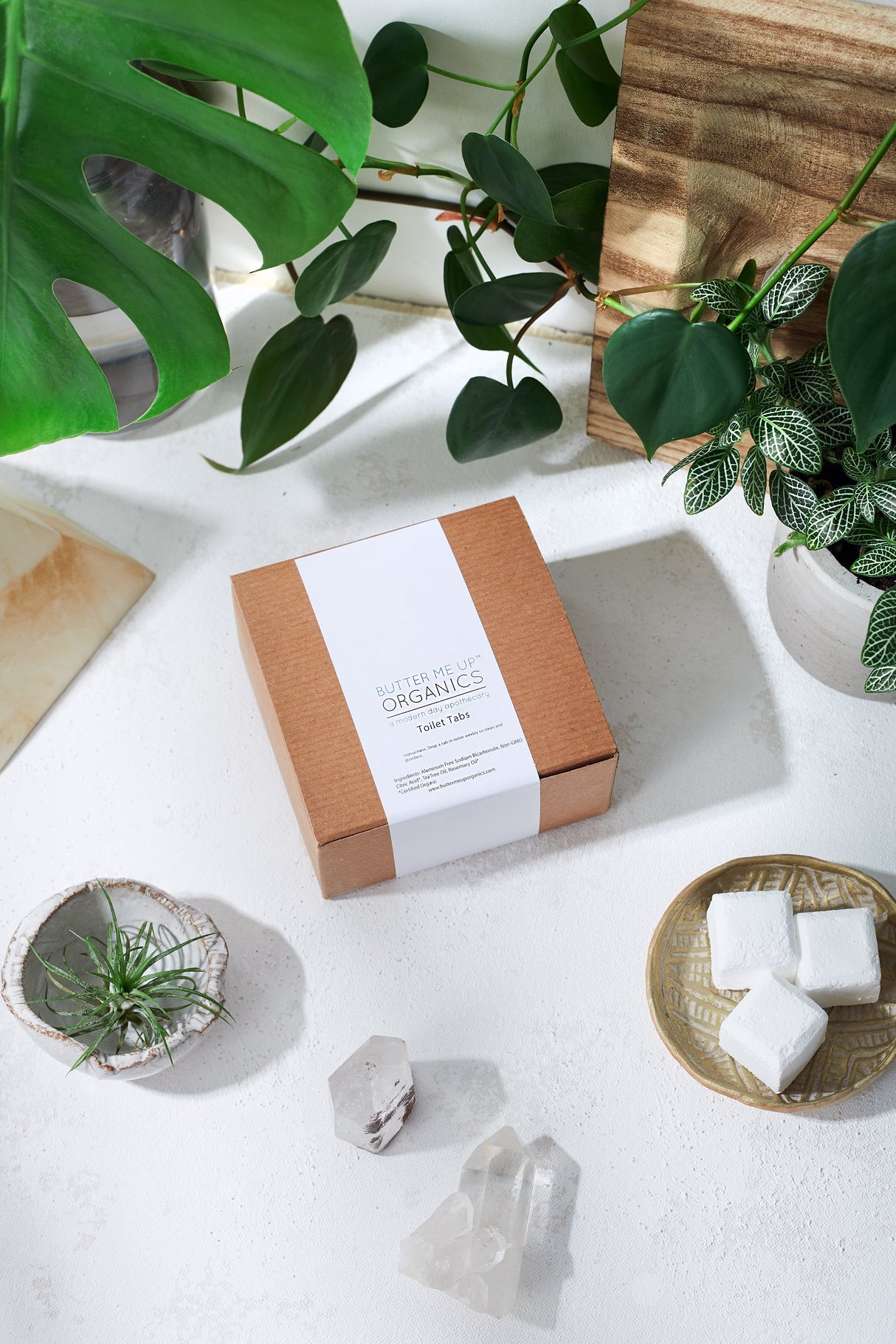 Organic Toilet Tabs / Antibacterial / Toilet Cleaning from Butter Me Up Organics