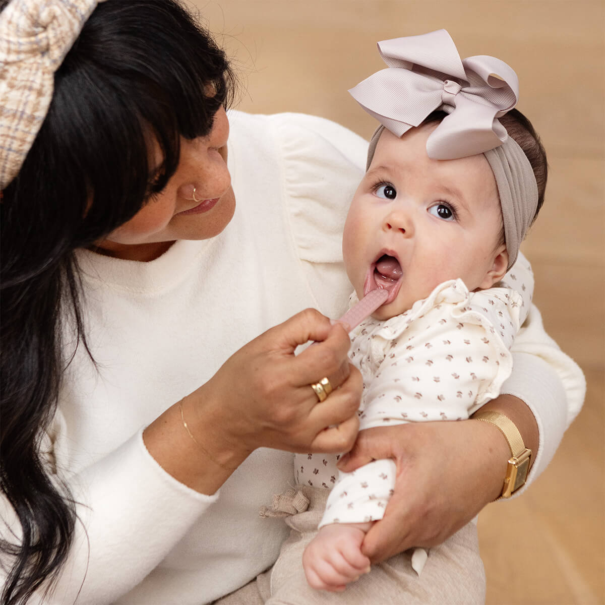 Baby-Led™ Toothbrush + Tongue Depressor from ezpz