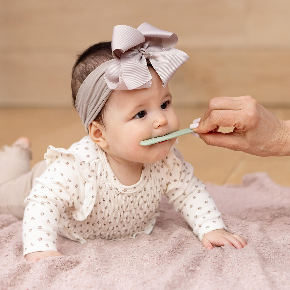 Baby-Led™ Toothbrush + Tongue Depressor from ezpz