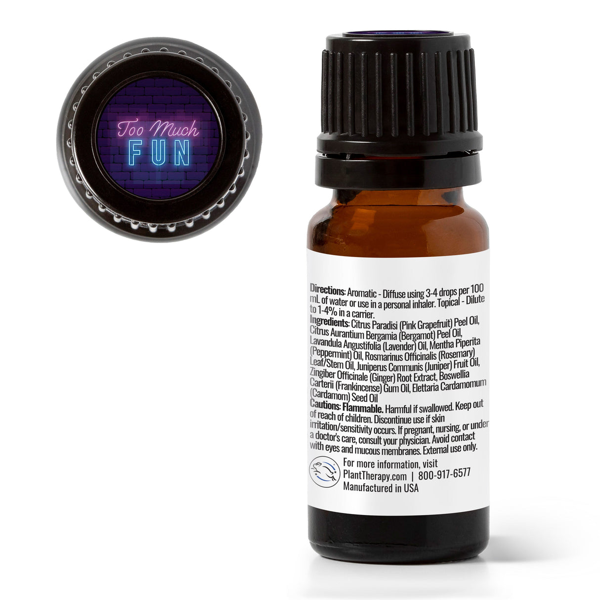 Too Much Fun Essential Oil Blend 10mL from Plant Therapy