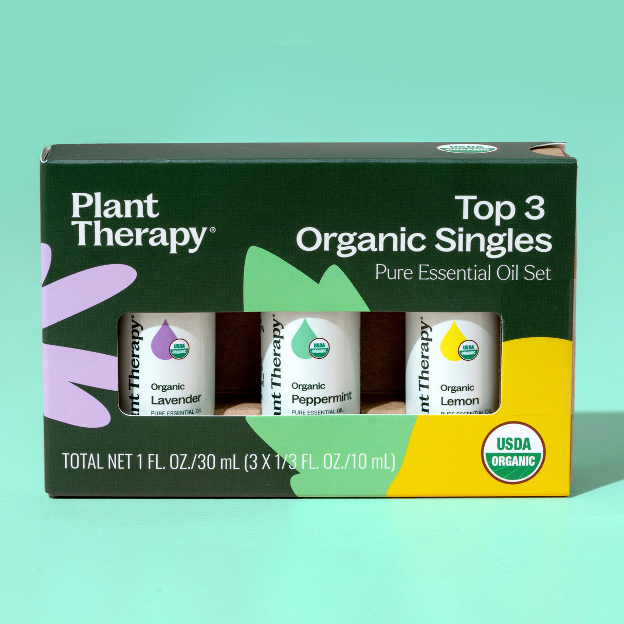 Top 3 Organic Singles Set from Plant Therapy