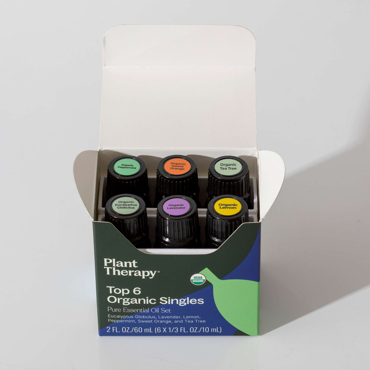 Top 6 Organic Singles Essential Oil Set from Plant Therapy