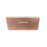 Foldable Sunglasses Case - Rose Gold from TopFoxx