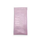 Lilac Faux Croco Soft Pouch from TopFoxx