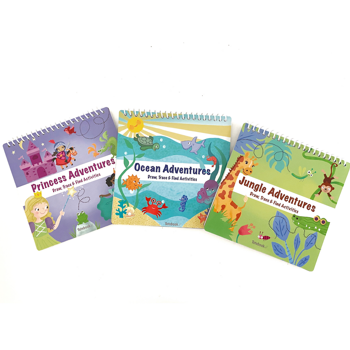 Small 7" Dry Erase Activity Book (incl. 2 Washable Markers & Reusable Stickers) from UnbuckleMe®