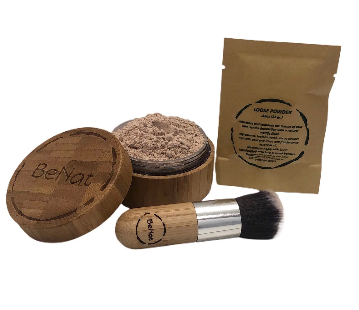 Translucent Loose Powder Set from BeNat