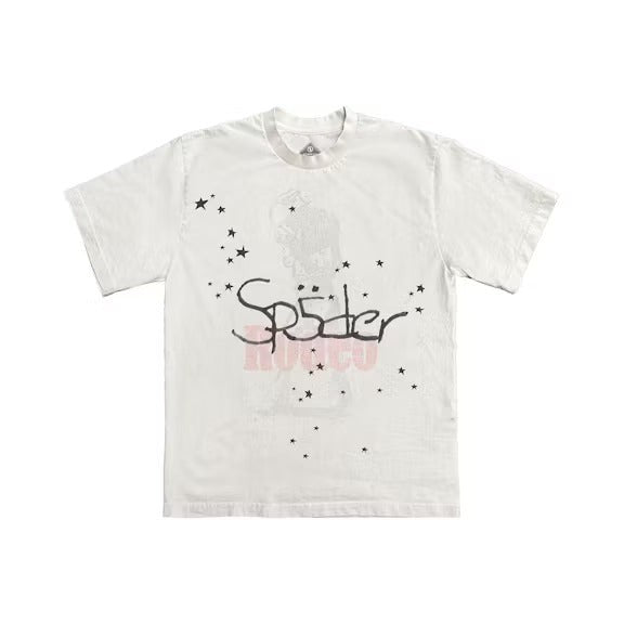 Travis Scott Cactus Jack x Sp5der Days Before Rodeo II Tee White from LacedUp