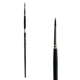 Trekell Crimson Taklon Long Handle Artist Brush - Size #8 Round from Trekell Art Supplies