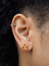 Tri Leaf Stud Earrings from Ash & Rose