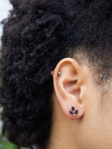 Tri Leaf Stud Earrings from Ash & Rose