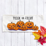 Holiday Panel: Halloween October Pumpkins Fall Autumn Jack-o-Lanterns; TRICK OR TREAT From PillowPanels