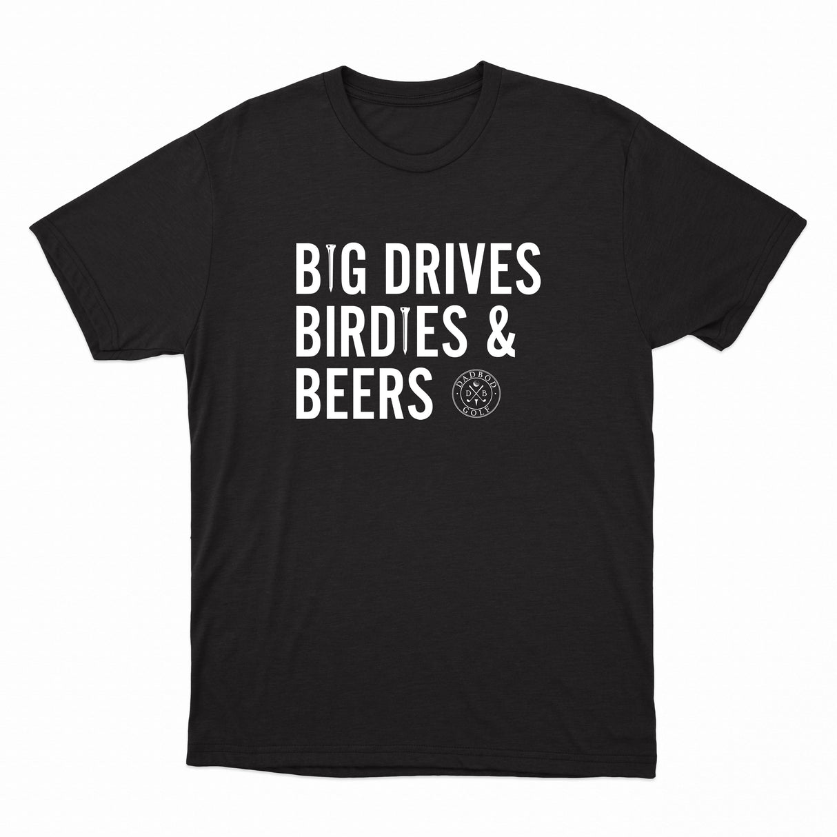 Triple B T-Shirt (Heathered Black) from DadBod Apparel
