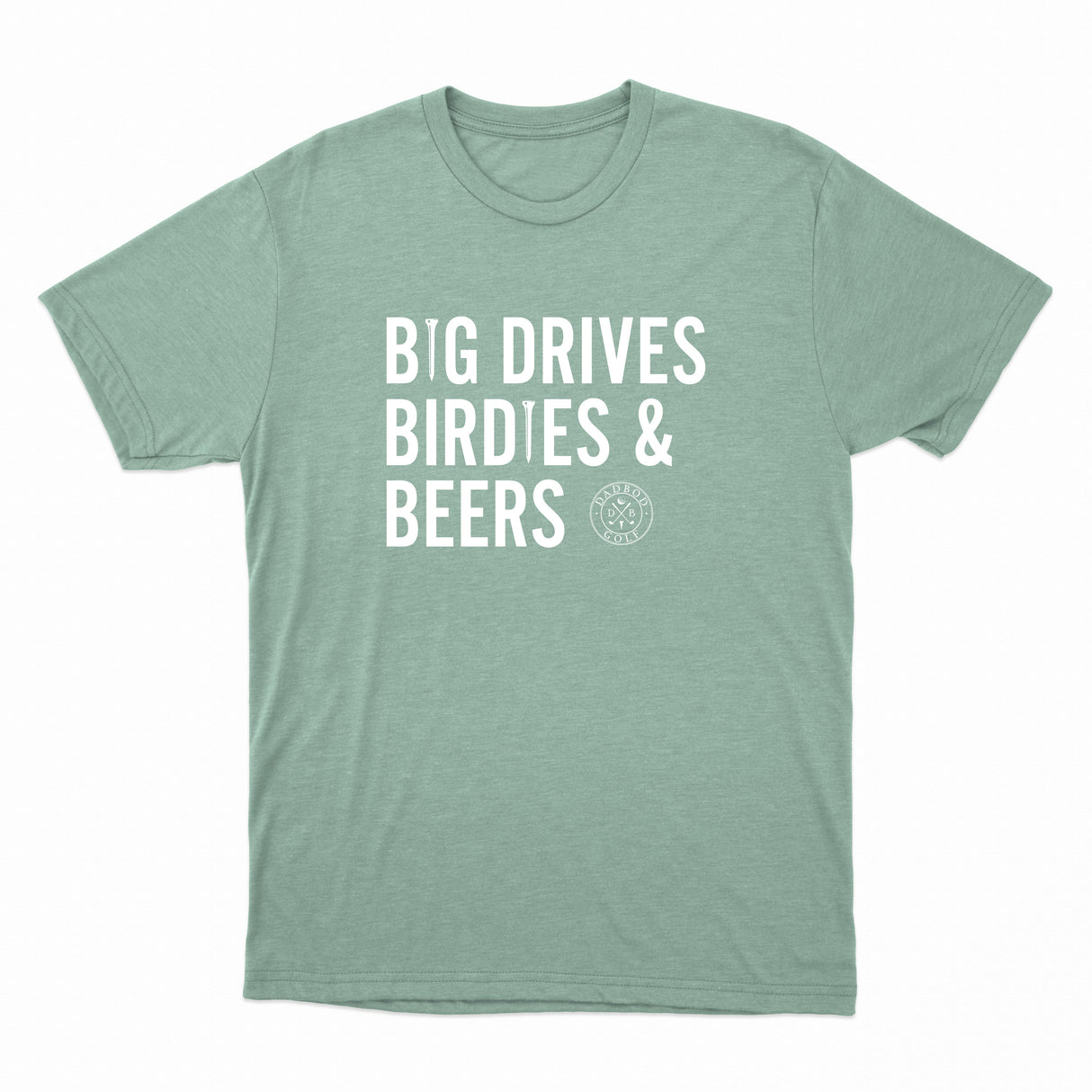 Triple B T-Shirt (Fairway Green) from DadBod Apparel