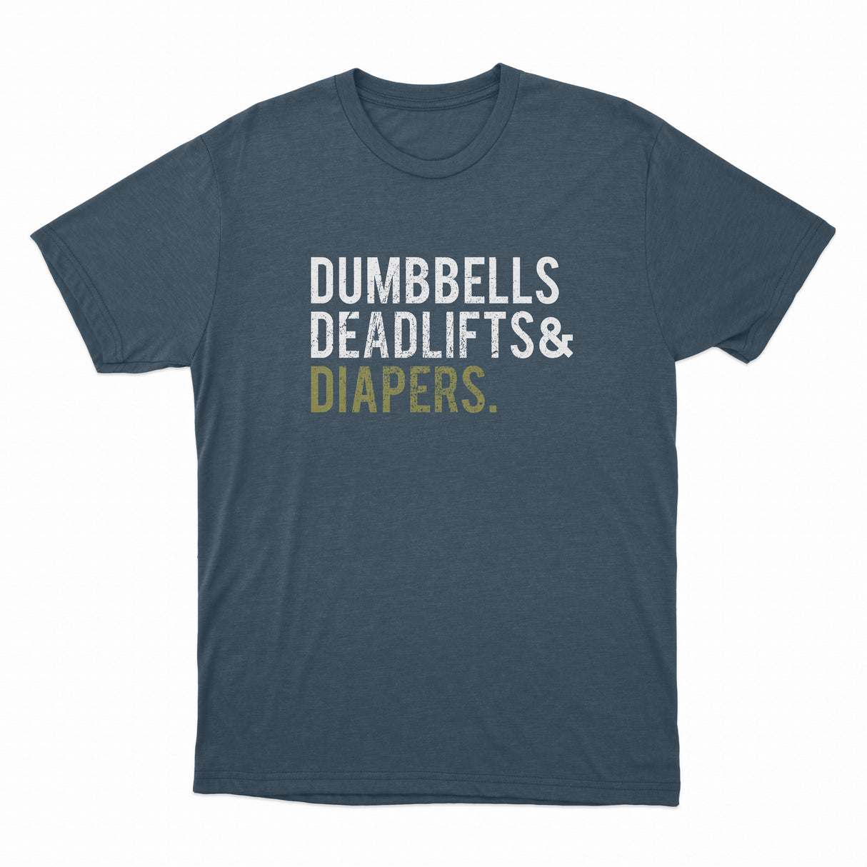 Steel Blue Triple D T-Shirt from DadBod Apparel