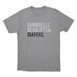 Heather Grey Triple D T-Shirt from DadBod Apparel