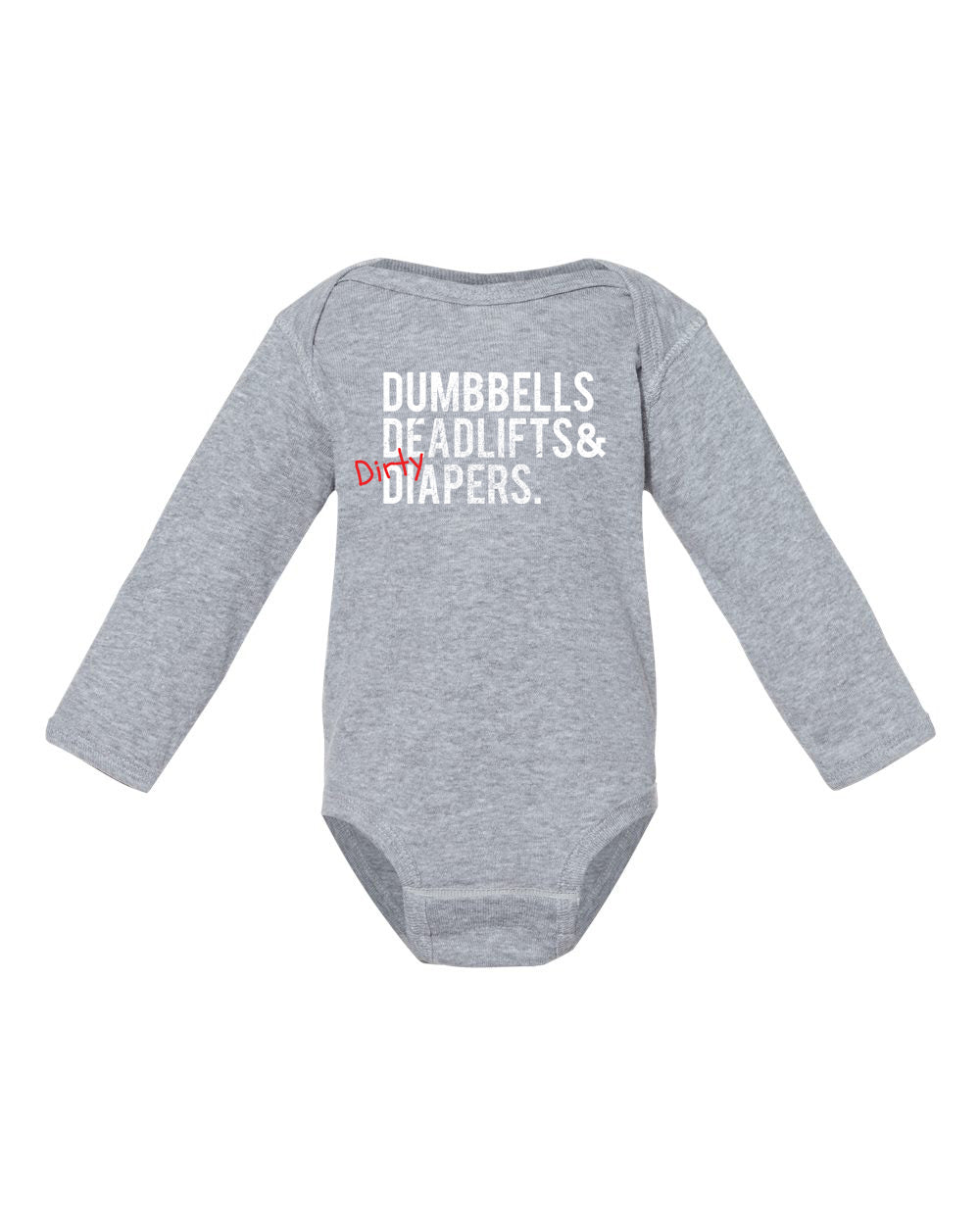 Mini-Me Triple D LONG Sleeve Onesie from DadBod Apparel