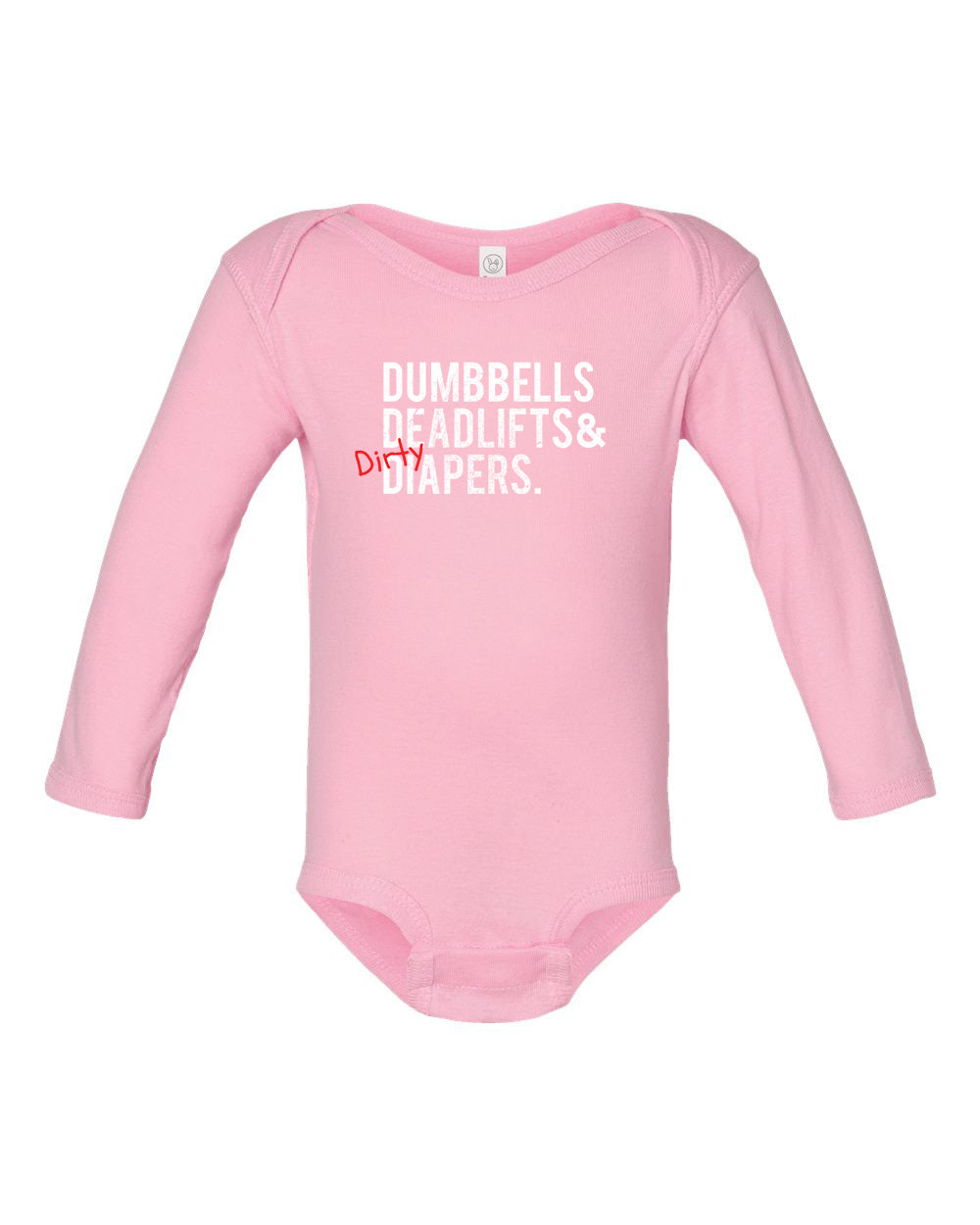 Mini-Me Triple D LONG Sleeve Onesie from DadBod Apparel