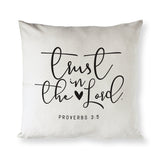 Trust in the Lord - Proverbs 3:5 Pillow Cover from The Cotton & Canvas Co.