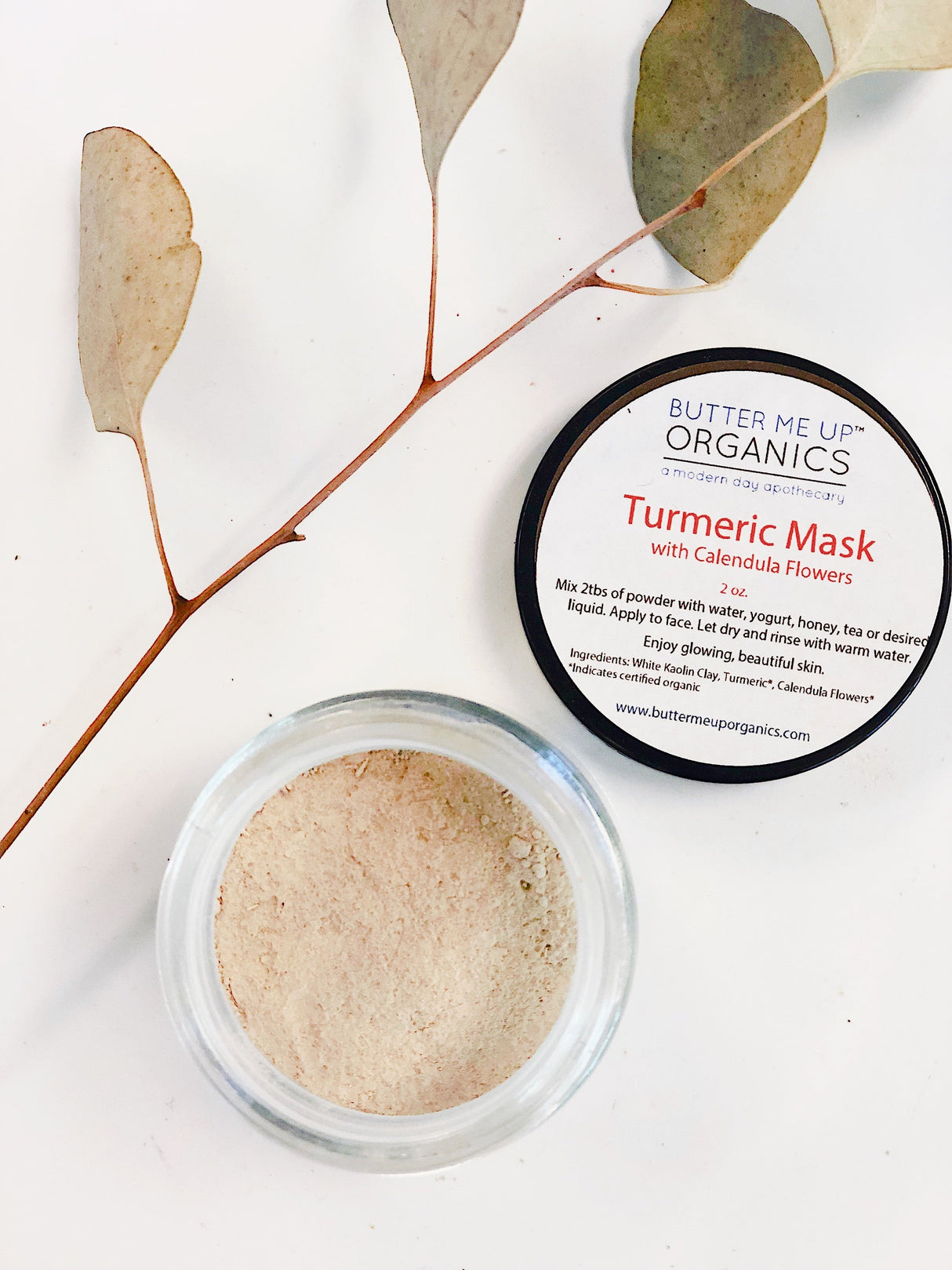 Turmeric Mask from Butter Me Up Organics