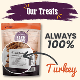 Turkey Crumbles for Cats | 100% Protein Cat Treats