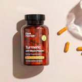 Turmeric with Black Pepper Herbal Supplement - 120 Capsules from Plant Therapy
