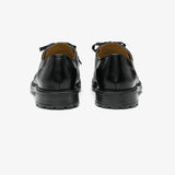 Men's Black Smooth Calf Leather Tuscan Derby Boot From Del Toro Shoes