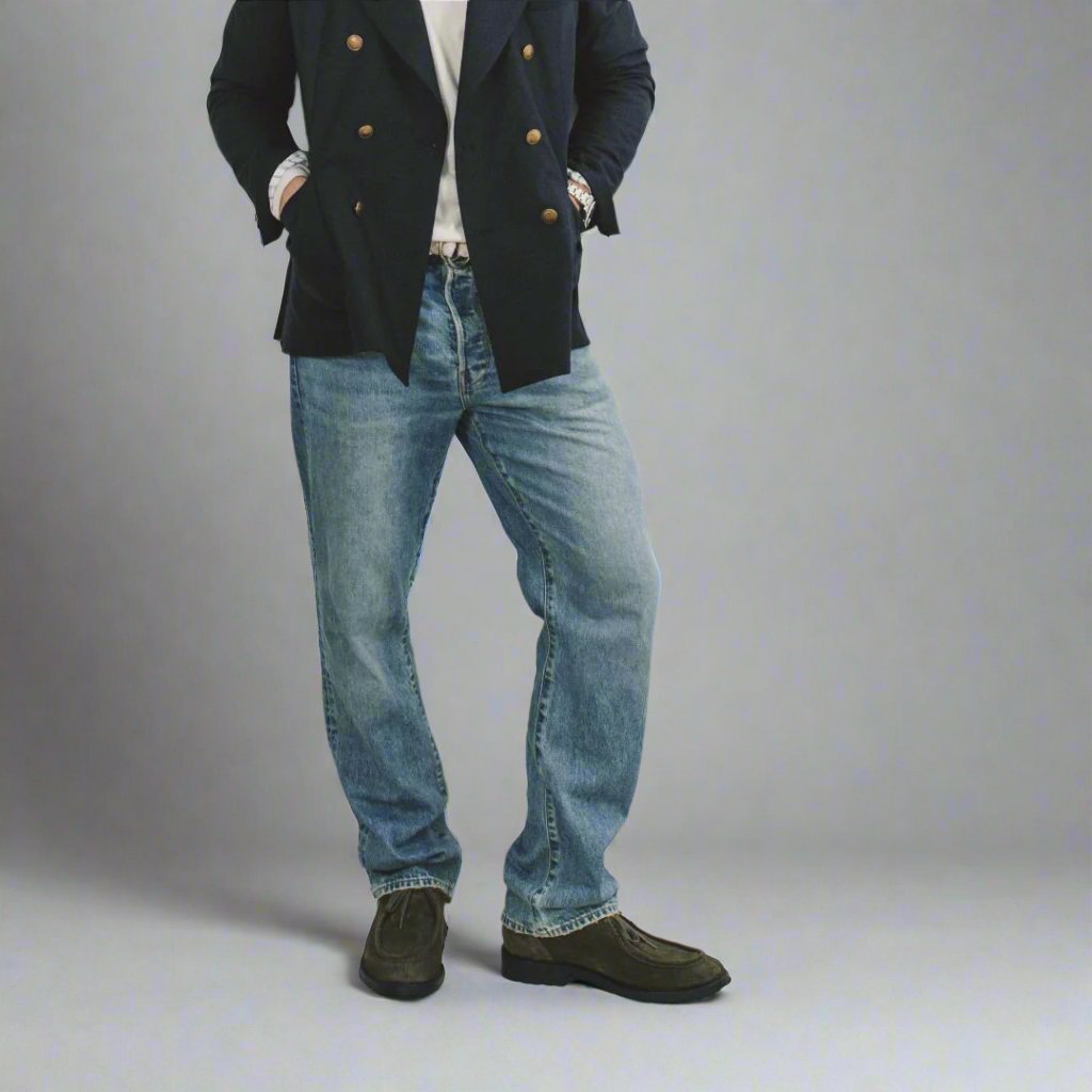 Men's Olive Suede Tuscan Derby Boot From Del Toro Shoes