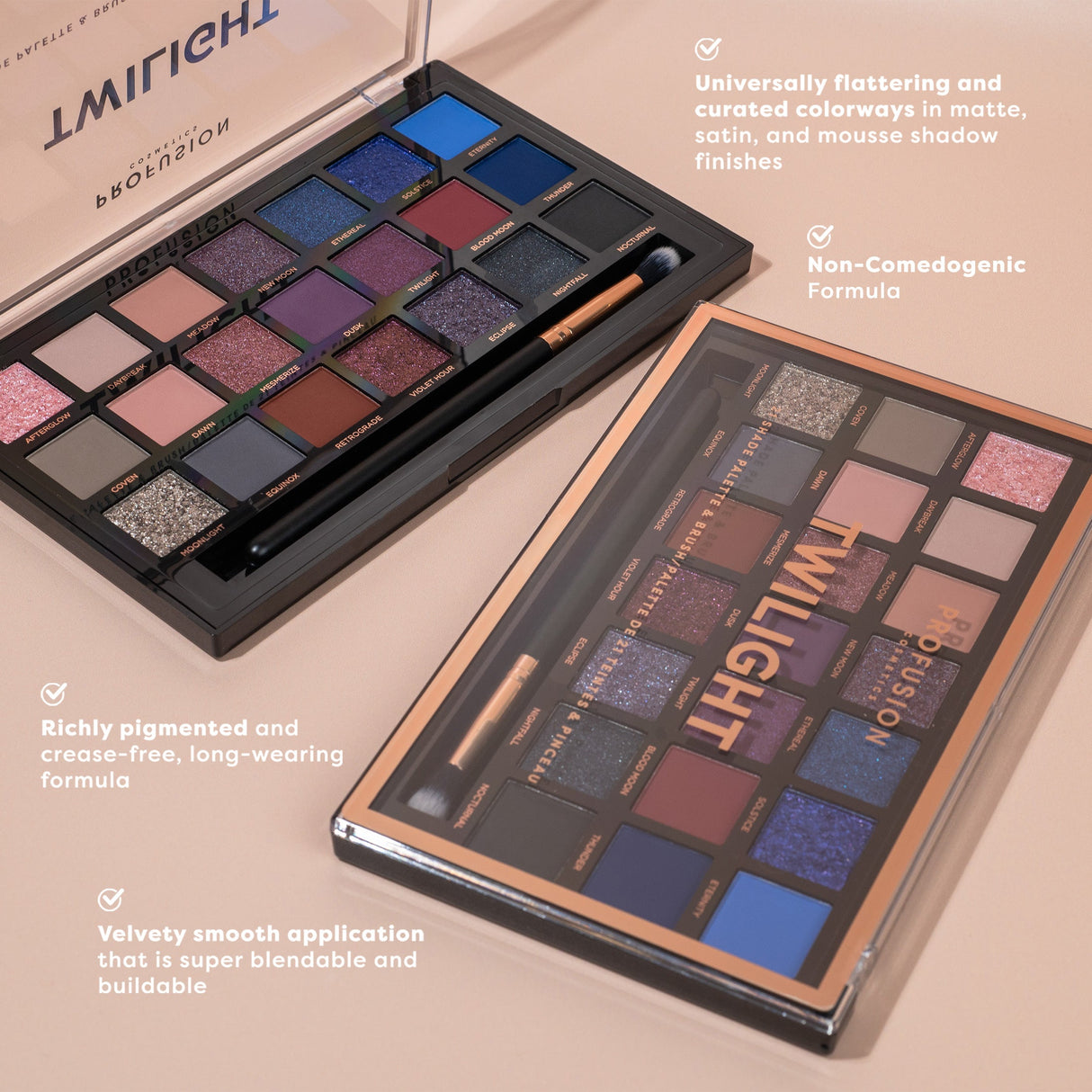 Artistry 21 Shade Palette | Twilight Hour from Profusion Cosmetics