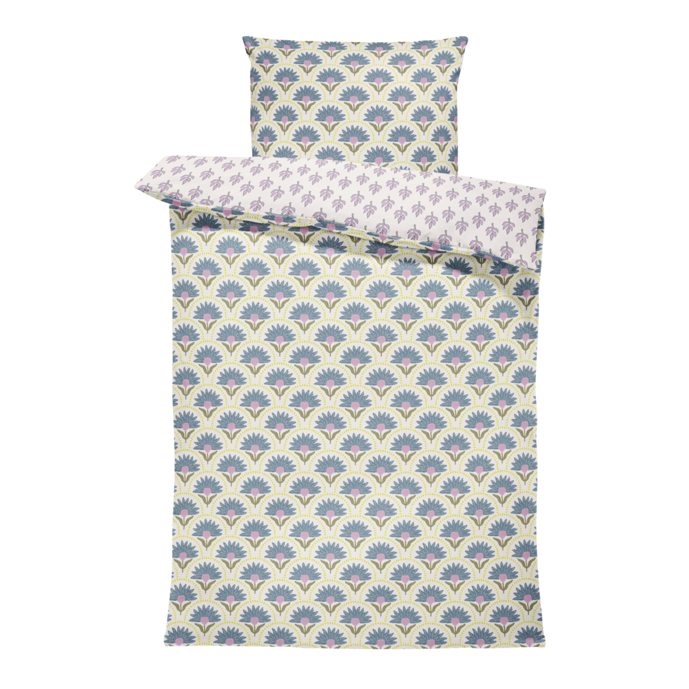 Twin XL Duvet/Sham Set - Coneflower Blueberry from CB Studio