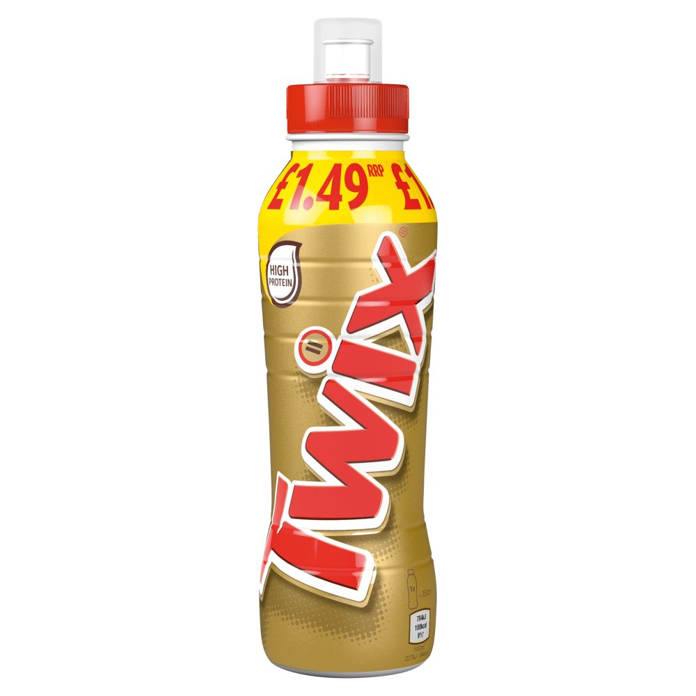 Twix Chocolate Brownie Milkshake (350ml) (UK) 8Pack from PETEZ POP WHOLESALE