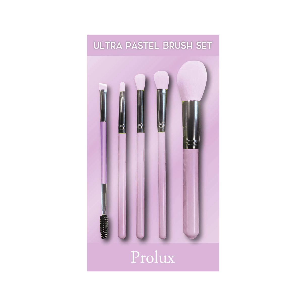 Ultra Pastel Brush Set From Prolux Cosmetics