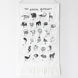 Animal Alphabet Printed Tapestry From Wee Gallery