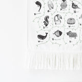 Animal Alphabet Printed Tapestry From Wee Gallery