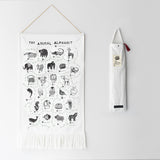 Animal Alphabet Printed Tapestry From Wee Gallery
