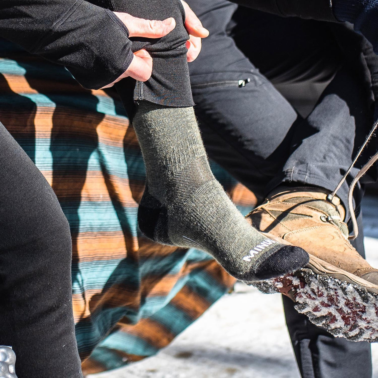 Lightweight - Crew Wool Socks Mountain Heritage from Minus33 Merino Wool Clothing