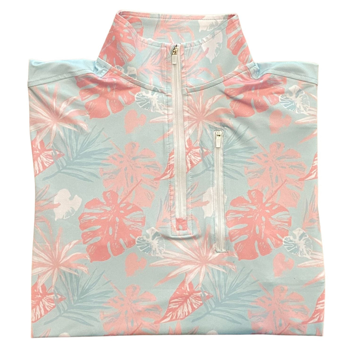 Birdie Palms Quarter Zip from Tropical Bros