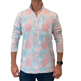 Birdie Palms Quarter Zip from Tropical Bros