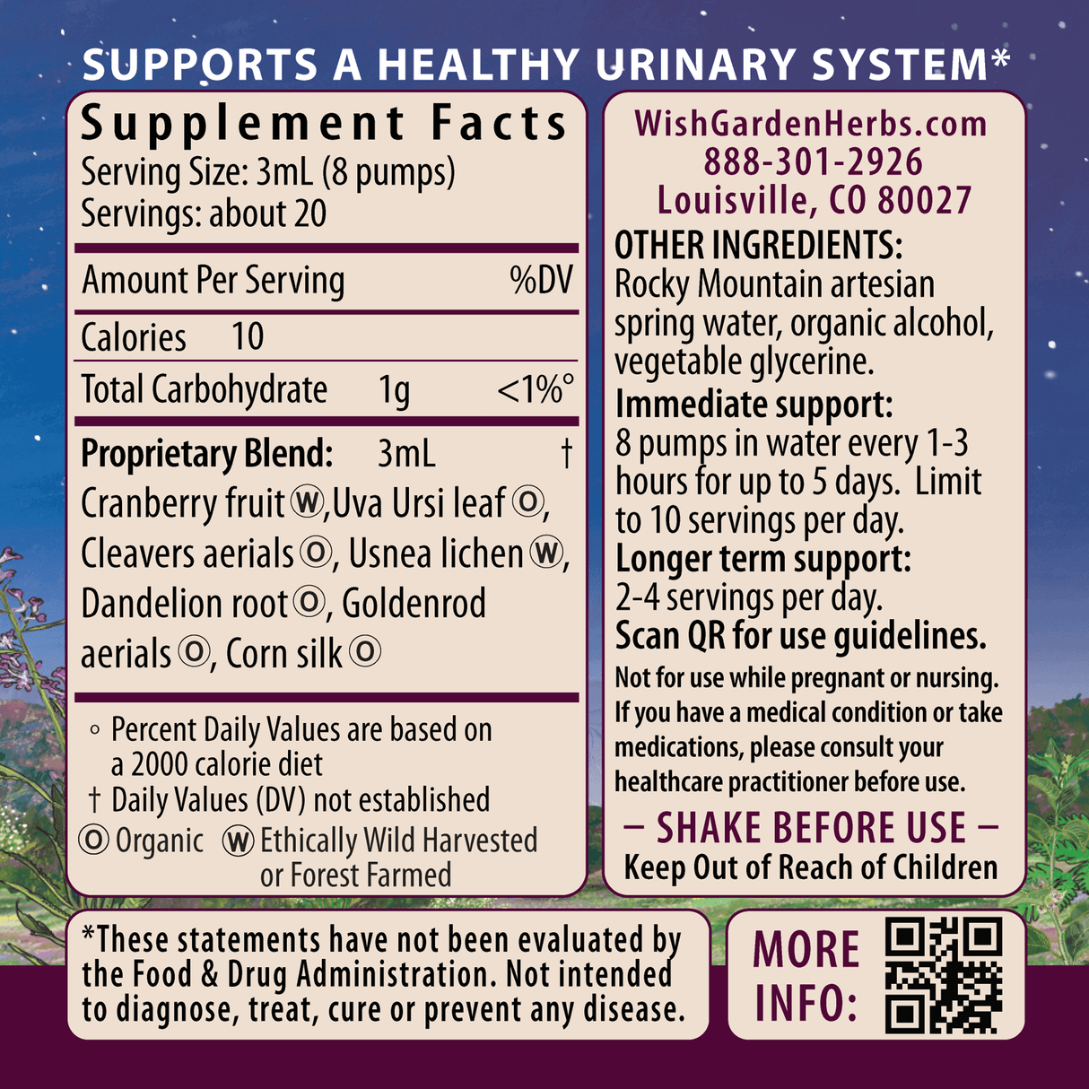 Urinary Strength Active Support from WishGarden Herbs