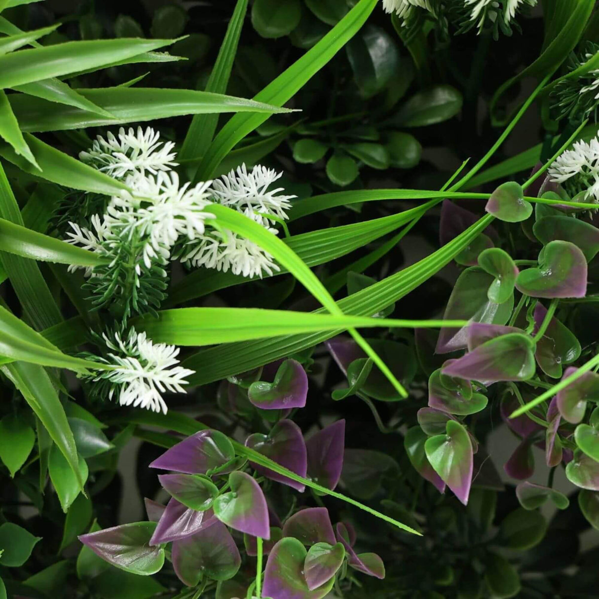 Ultra Luxury Amazon Jungle Vertical Garden 40" x 40" 11SQ FT Commercial Grade UV Resistant from Designer Plants USA