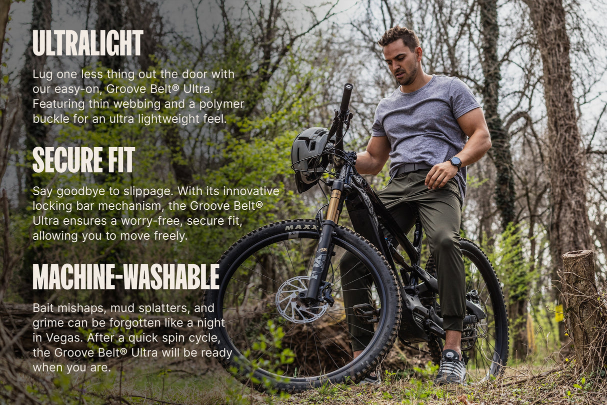 Groove Belt Ultra - Black/Black from Groove Life