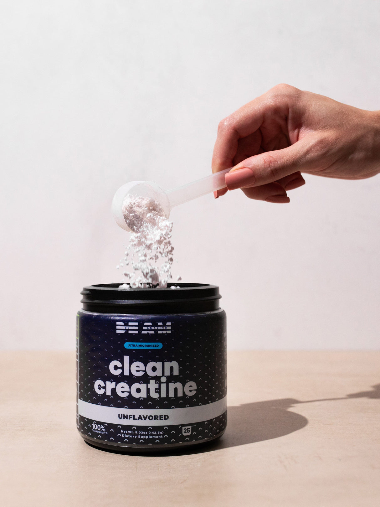 clean creatine from BEAM