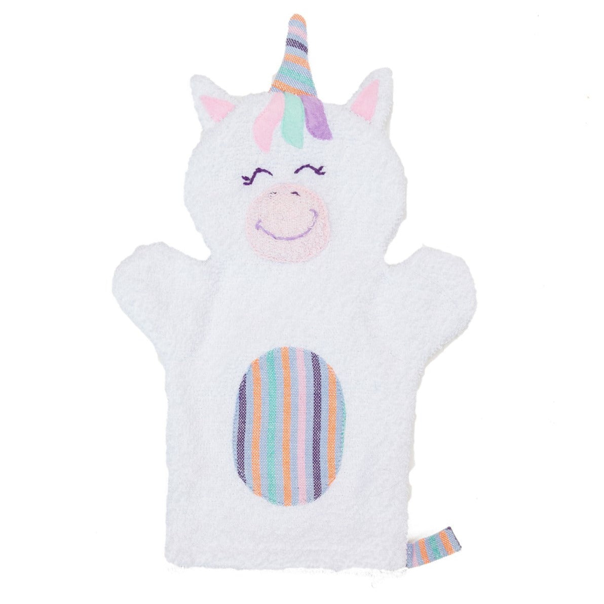 Unicorn Puppet Washcloth from Upavim Crafts