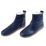 Women's Navy Boots from Atlantis Handmade Shoes