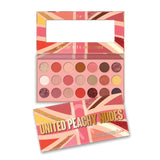 United Peachy Nudes - 21 Pressed Pigment & Shadows Palette from Rude Cosmetics