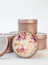 Unlabeled 4 oz Botanical Soy Wax Candles - Party Favors from Ash & Rose