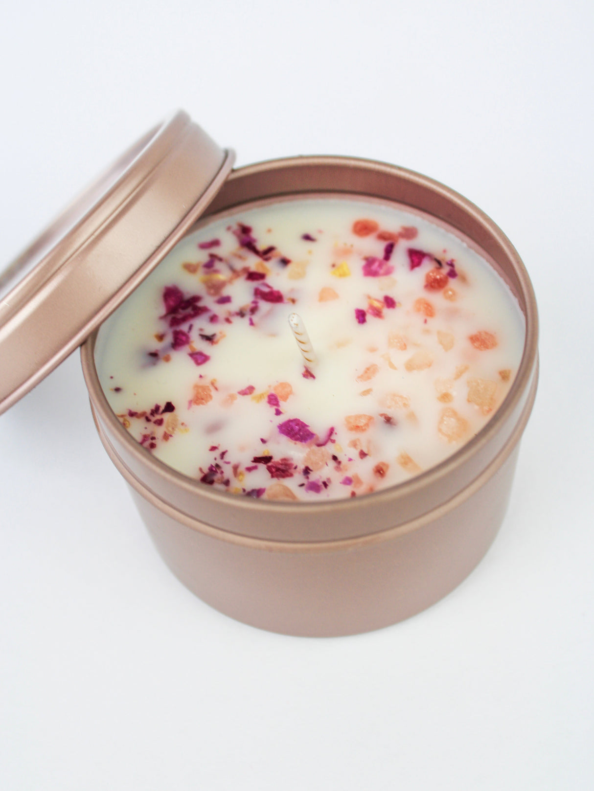 Unlabeled 4 oz Botanical Soy Wax Candles - Party Favors from Ash & Rose
