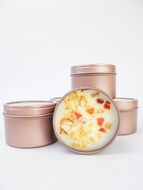 Unlabeled 4 oz Botanical Soy Wax Candles - Party Favors from Ash & Rose