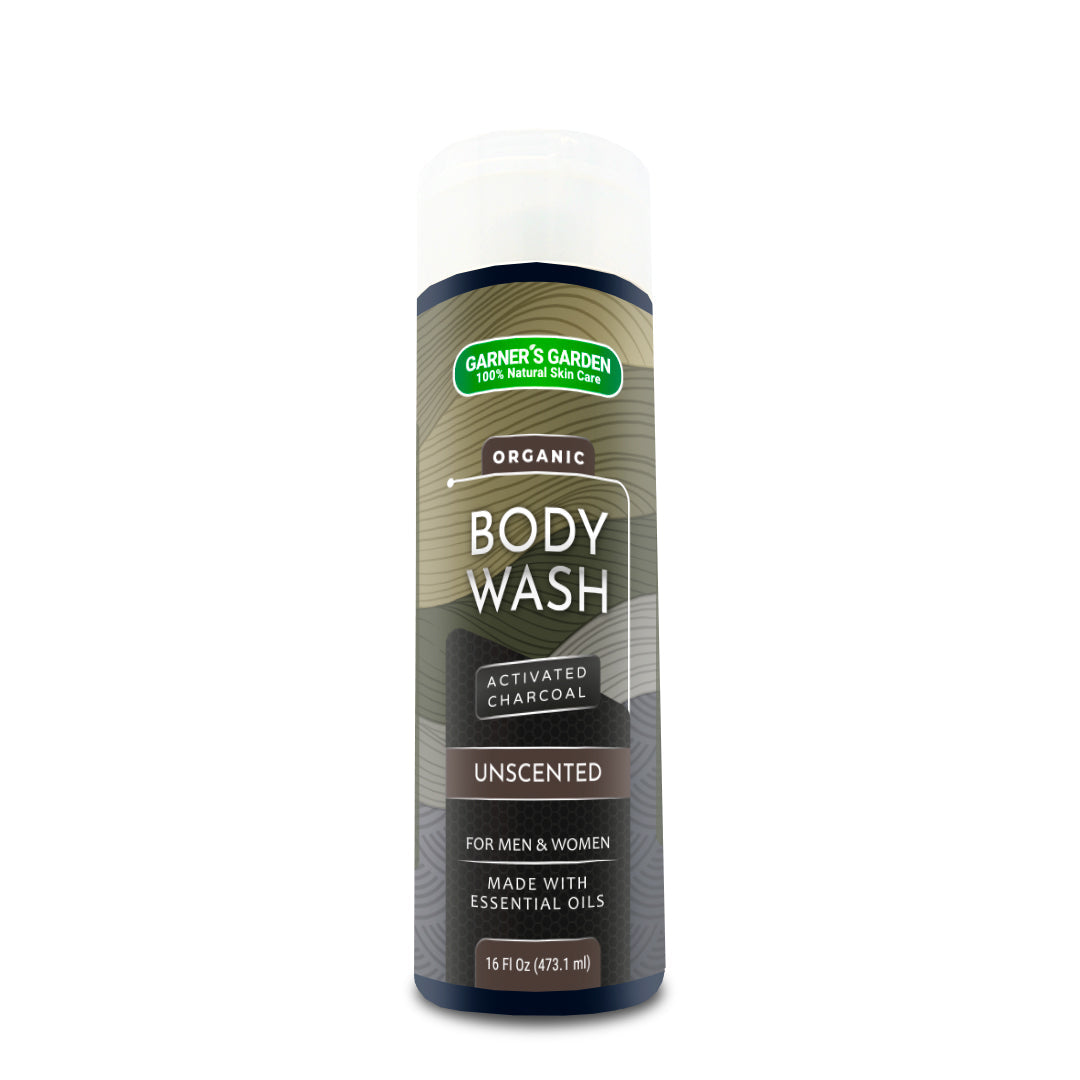 Activated Charcoal Organic Body Wash from Garner's Garden