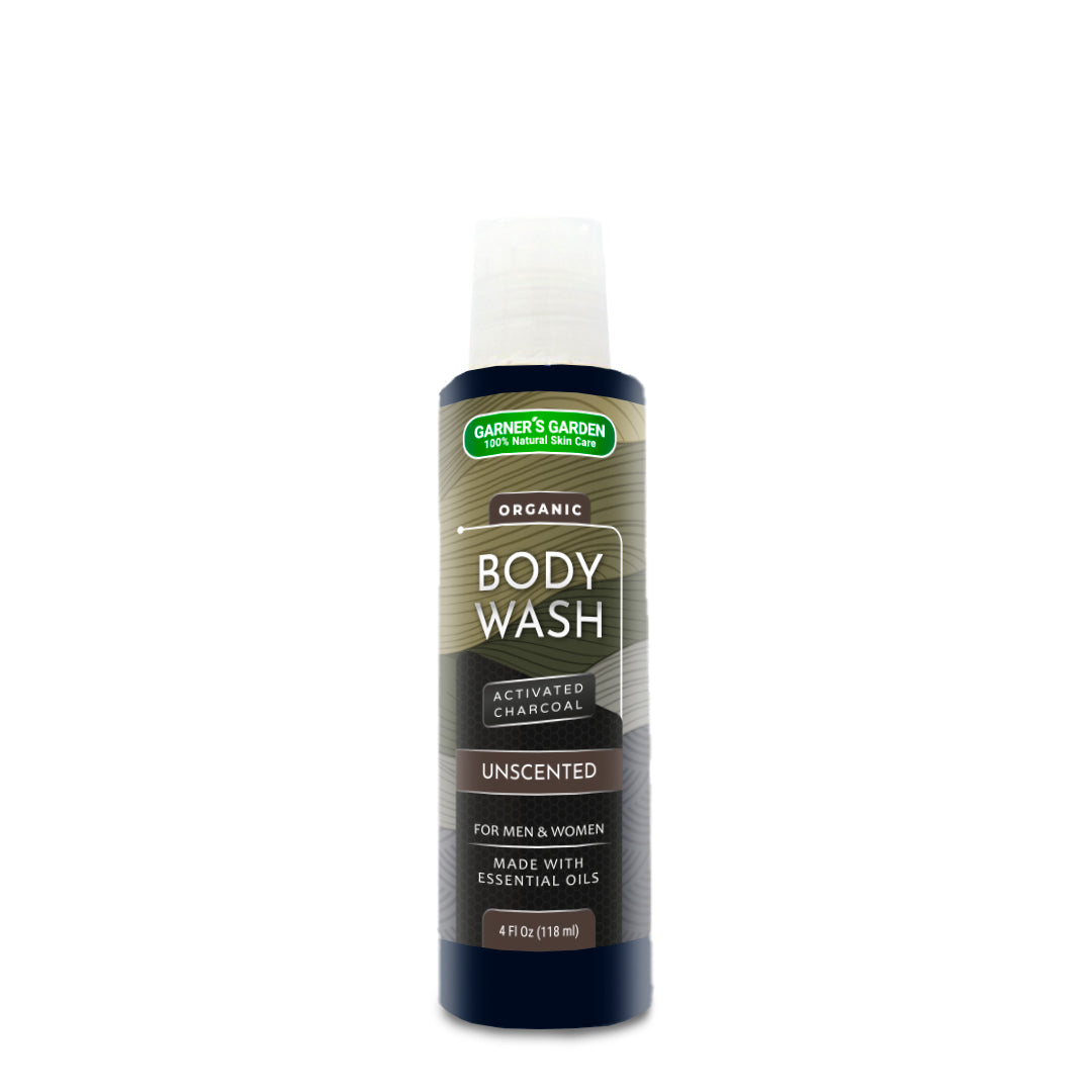 Activated Charcoal Organic Body Wash from Garner's Garden