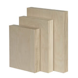 Trekell Raw Baltic Birch Panel - 1 3/4" Gallery Profile Wooden Canvas for Painting from Trekell Art Supplies